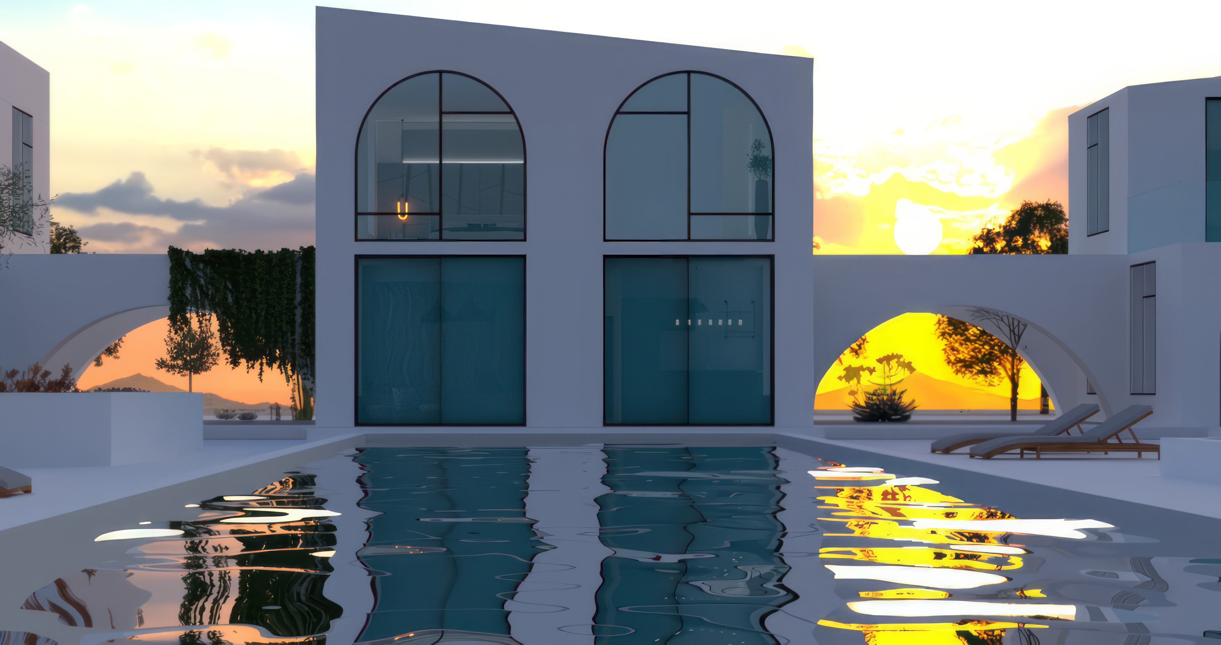 Infinity Estate with infinity pool in Greece by MI Architects, 2023